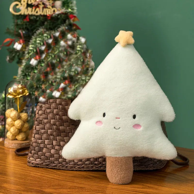 Magical Christmas Gingerbread Plush Toy Soft Fluffy Holiday Cushion