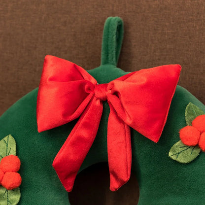 Magical Christmas Gingerbread Plush Toy Soft Fluffy Holiday Cushion