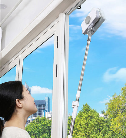 MagnaSweep Dual Sided Magnetic Window Cleaner with Telescopic Handle
