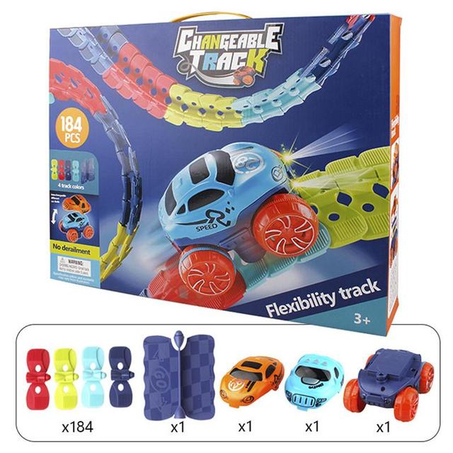 MagniTrack Magnetic Car Track Toy Set for Creative Kids Play