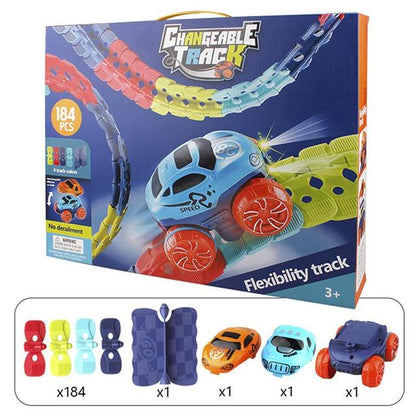 MagniTrack Magnetic Car Track Toy Set for Creative Kids Play
