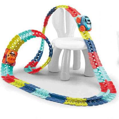 MagniTrack Magnetic Car Track Toy Set for Creative Kids Play