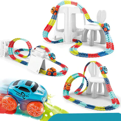MagniTrack Magnetic Car Track Toy Set for Creative Kids Play