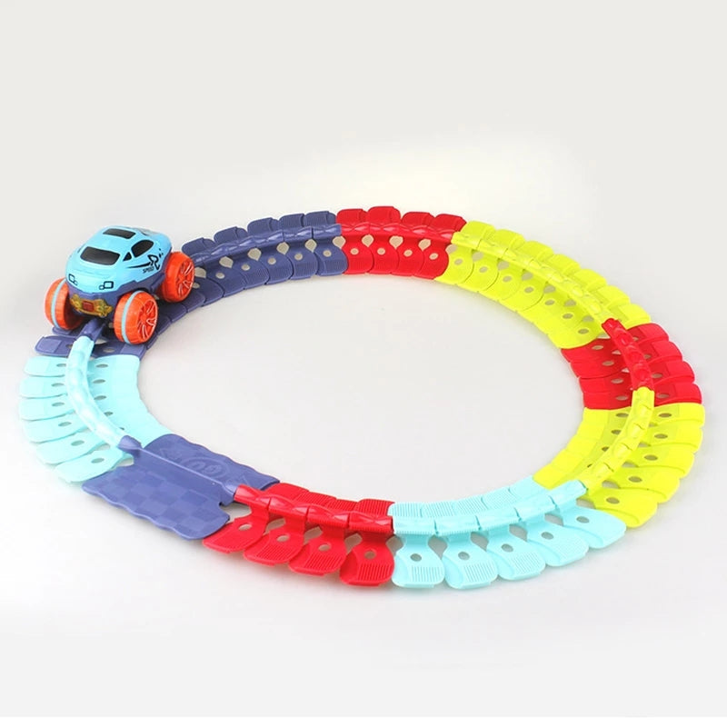 MagniTrack Magnetic Car Track Toy Set for Creative Kids Play
