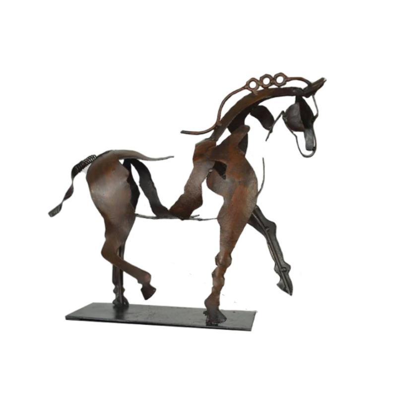 MareMetal Handmade Metal Horse Sculpture Decorative Art Piece