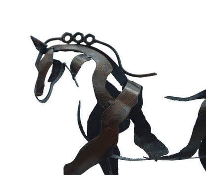 MareMetal Handmade Metal Horse Sculpture Decorative Art Piece