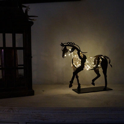 MareMetal Handmade Metal Horse Sculpture Decorative Art Piece