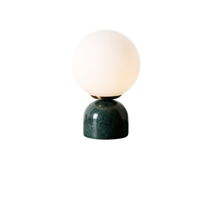 Marnor Marble Table Lamp with Glass Shade Minimalist Ambient Lighting