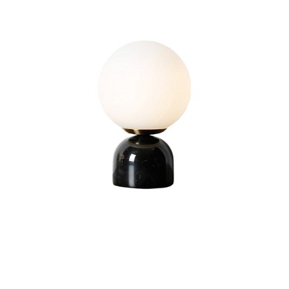 Marnor Marble Table Lamp with Glass Shade Minimalist Ambient Lighting