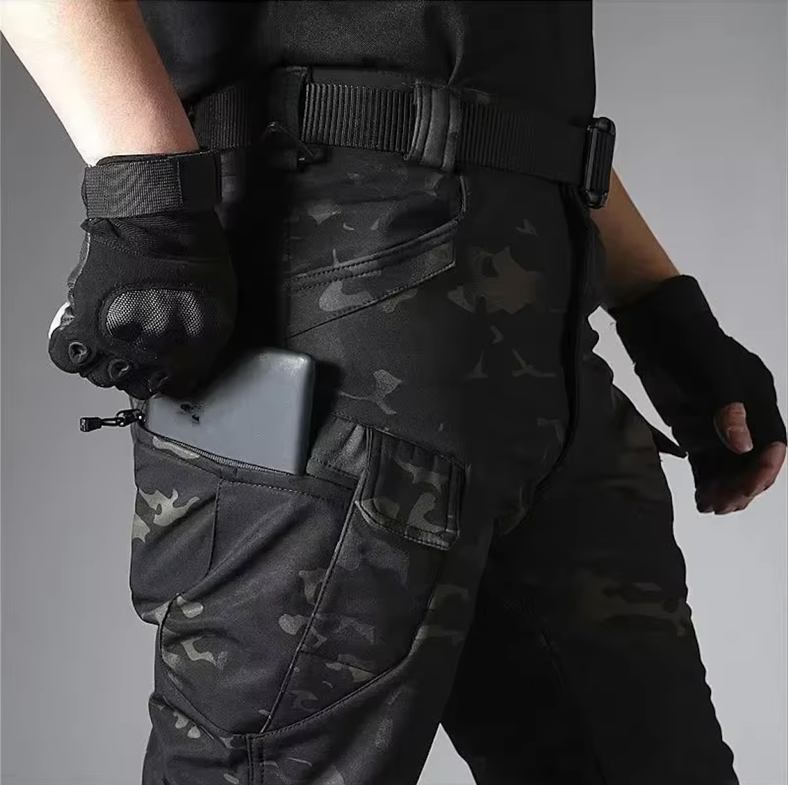 Waterproof Outdoor Set with Fleece Lining and Multiple Pockets