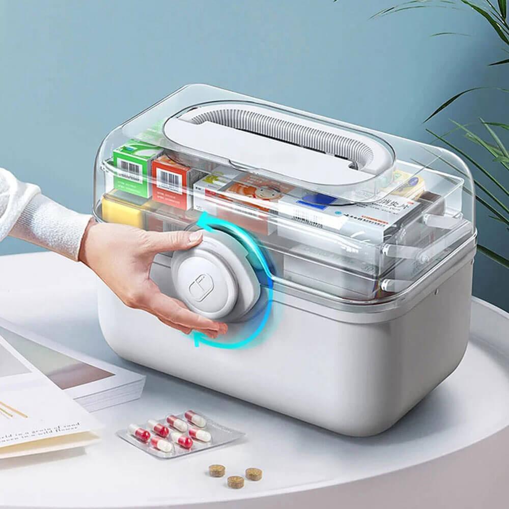 MediSmart Weekly Pill Organiser Compact Travel Medicine Box