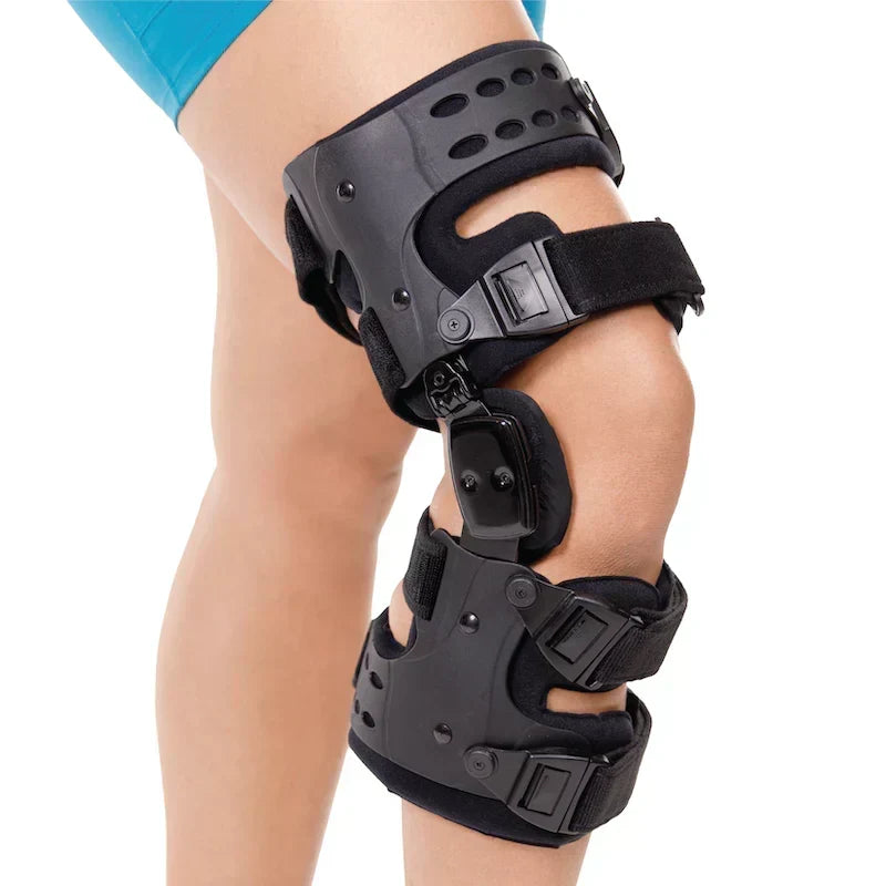 Men's Adjustable Unloader Knee Brace with Hinged Support