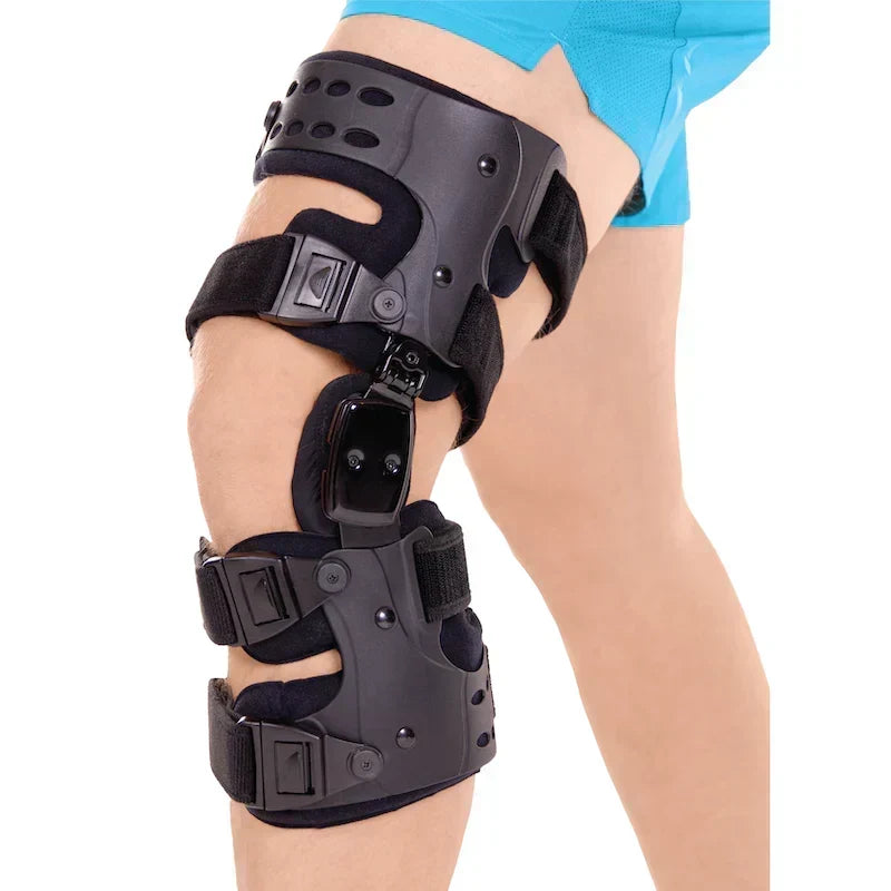 Men's Adjustable Unloader Knee Brace with Hinged Support