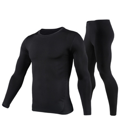 Ropa interior térmica eléctrica larga para hombre, con alimentación USB, costuras planas y diseño base para el invierno