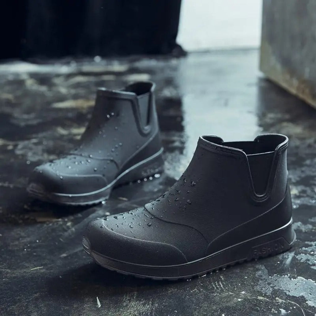Men's Lightweight Waterproof PVC Rain Boots