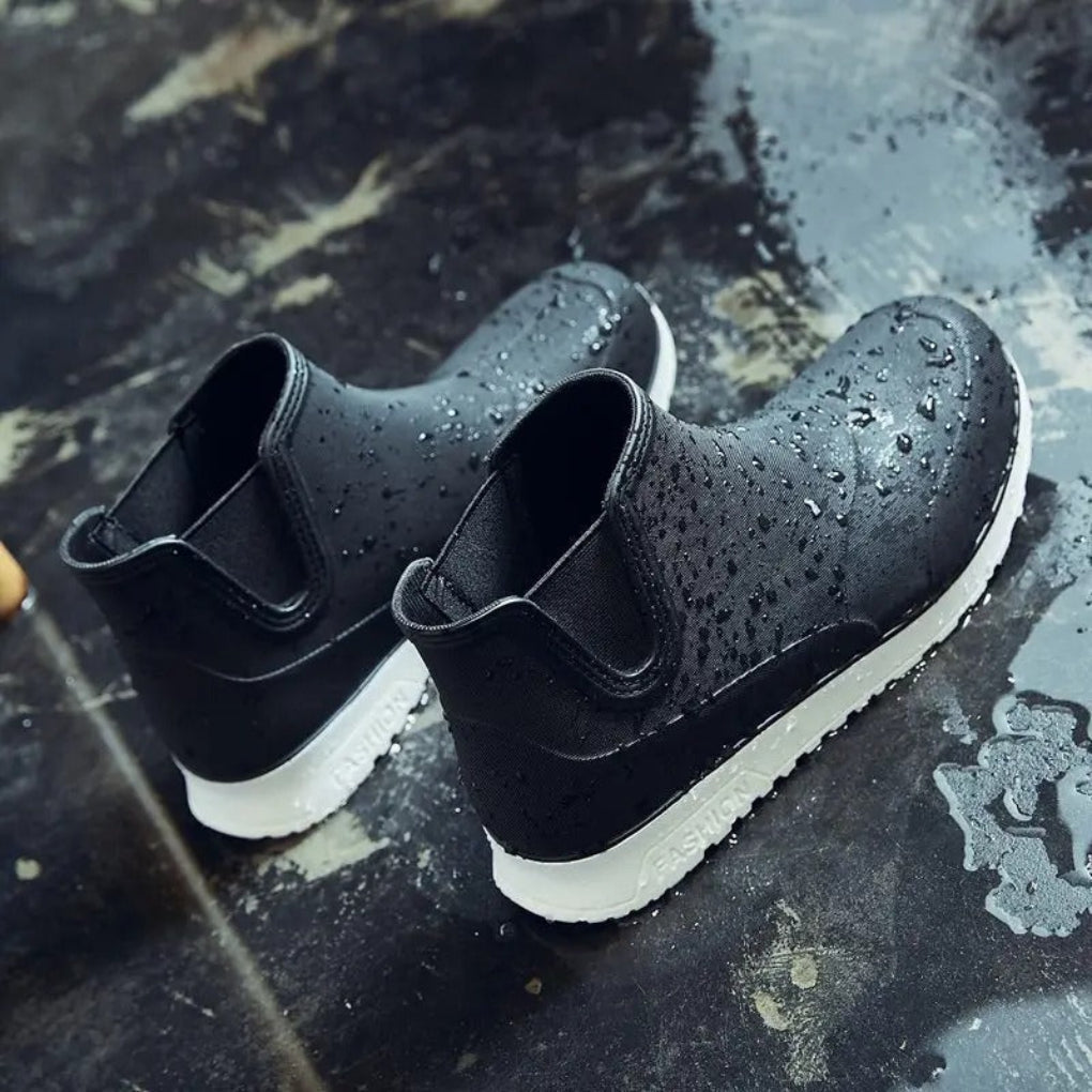 Men's Lightweight Waterproof PVC Rain Boots