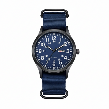 Men's Outdoor Watch with Water-Resistant Stainless Steel Case