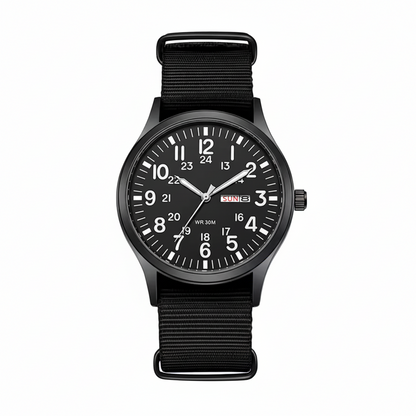Men's Outdoor Watch with Water-Resistant Stainless Steel Case