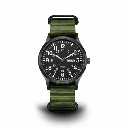 Men's Outdoor Watch with Water-Resistant Stainless Steel Case