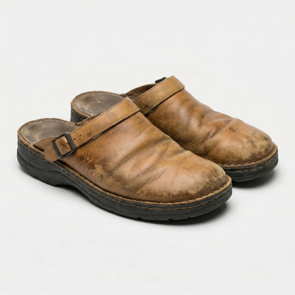Men's Slip On Clogs with Cushioned Shock Absorbing Sole