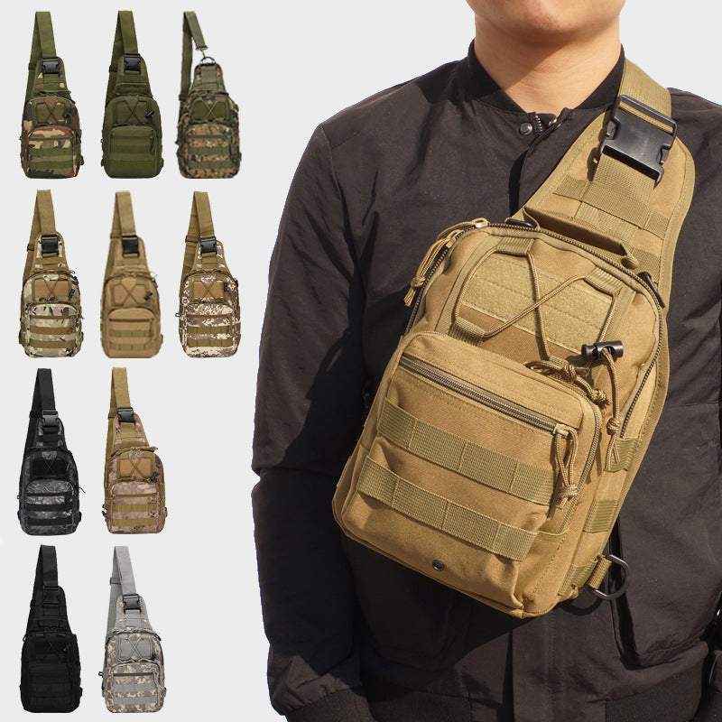 Men's Tactical MOLLE Sling Backpack with Organised Pockets