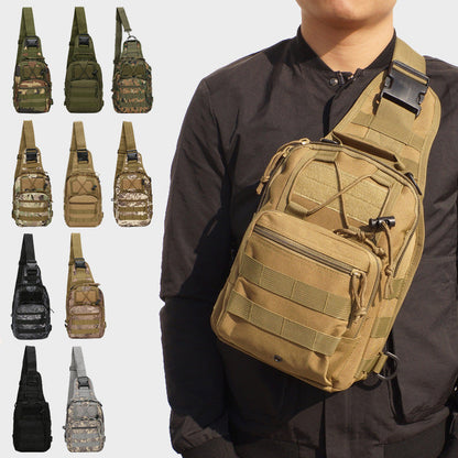 Men's Tactical MOLLE Sling Backpack with Organised Pockets