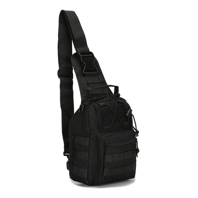 Men's Tactical MOLLE Sling Backpack with Organised Pockets