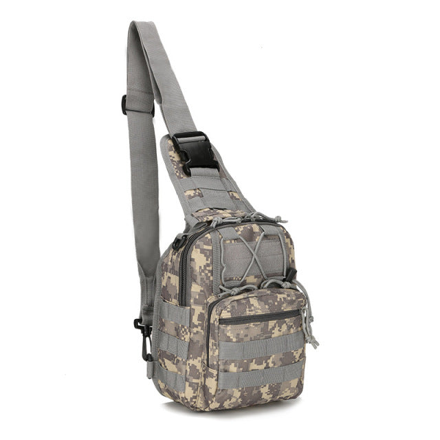 Men's Tactical MOLLE Sling Backpack with Organised Pockets