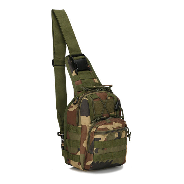 Men's Tactical MOLLE Sling Backpack with Organised Pockets