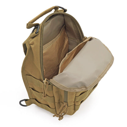 Men's Tactical MOLLE Sling Backpack with Organised Pockets