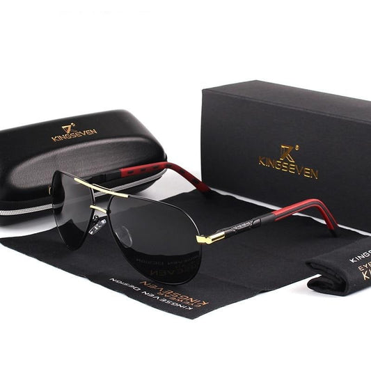 Men's Vintage Aluminium Polarised Sunglasses with UV400 Protection