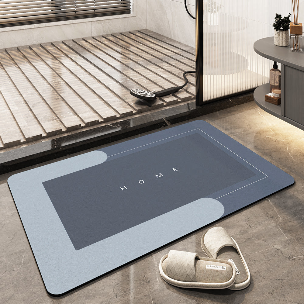 Microfiber Bath Mat with Quick-Drying Absorbent Design