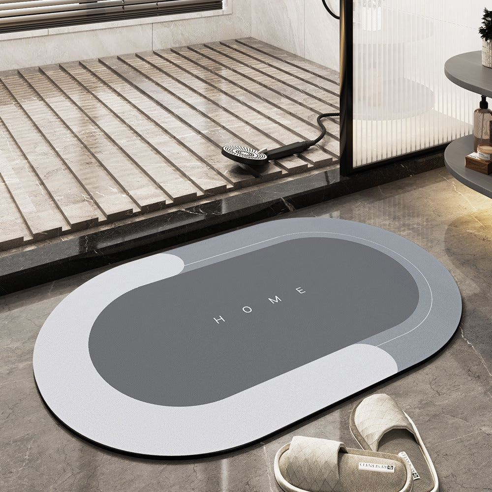 Microfiber Bath Mat with Quick-Drying Absorbent Design