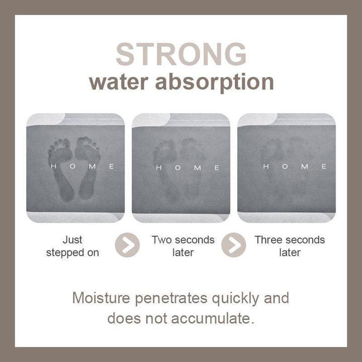 Microfiber Bath Mat with Quick-Drying Absorbent Design