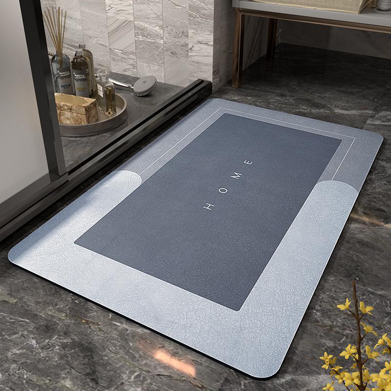 Microfiber Bath Mat with Quick-Drying Absorbent Design