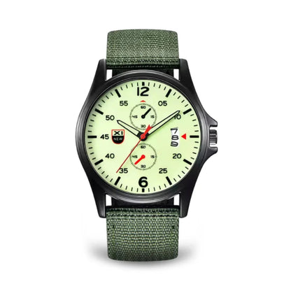 Military Quartz Watch Lightweight Tactical Nylon Strap