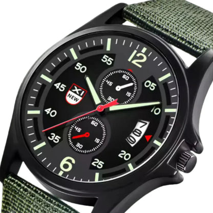 Military Quartz Watch Lightweight Tactical Nylon Strap
