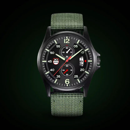 Military Quartz Watch Lightweight Tactical Nylon Strap