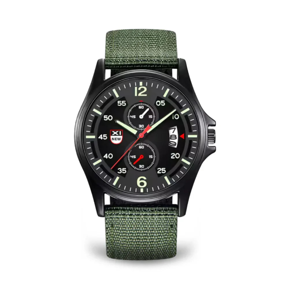 Military Quartz Watch Lightweight Tactical Nylon Strap