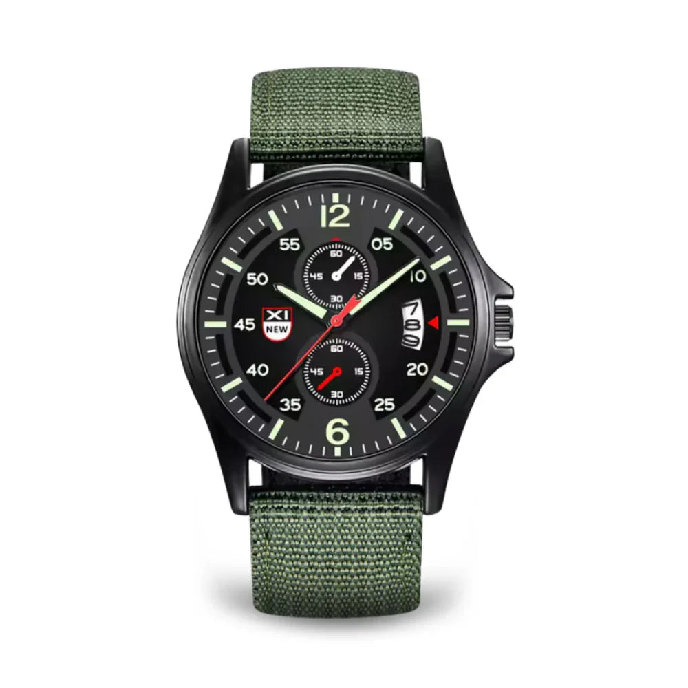 Military Quartz Watch Lightweight Tactical Nylon Strap