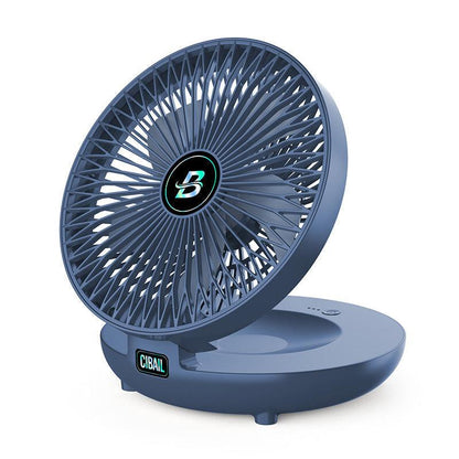 Mini Foldable Fan Portable Rechargeable Adjustable Quiet Cooling