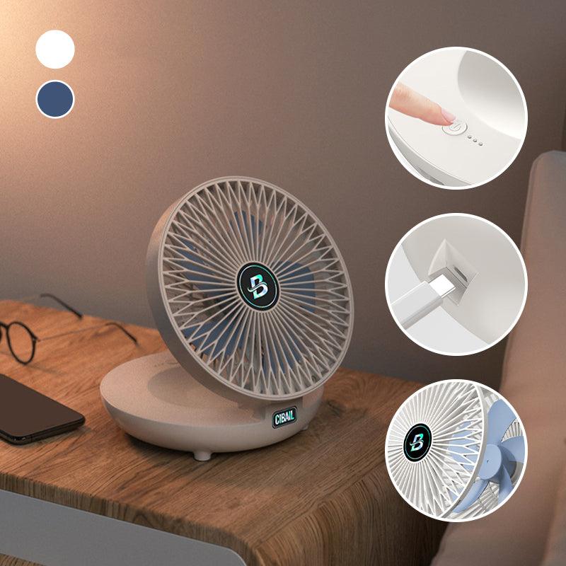 Mini Foldable Fan Portable Rechargeable Adjustable Quiet Cooling