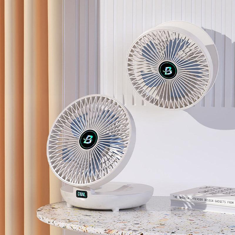 Mini Foldable Fan Portable Rechargeable Adjustable Quiet Cooling