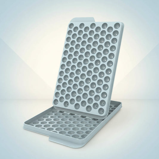 Mini vaschetta rotonda per palline di ghiaccio, stampo in silicone adatto alle bottiglie per freezer