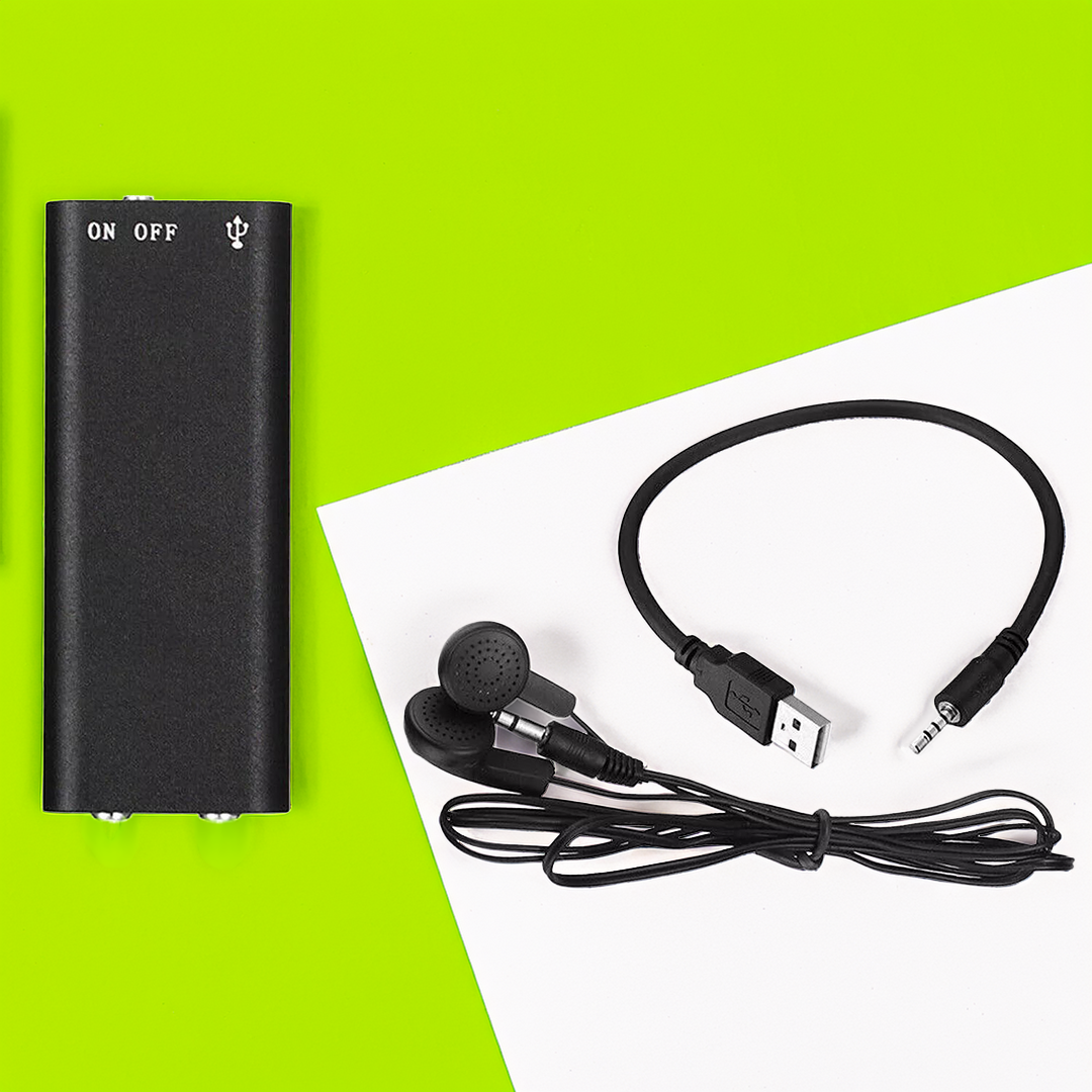 Mini Voice Activated Audio Recorder with 96 Hour Battery