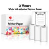 Mini Wireless Pocket Printer with Bluetooth for Photos Labels and Notes