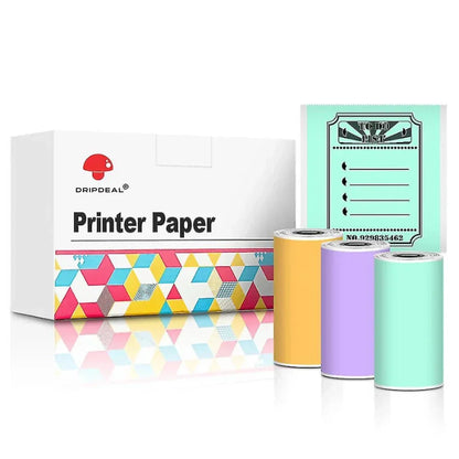 Mini Wireless Pocket Printer with Bluetooth for Photos Labels and Notes
