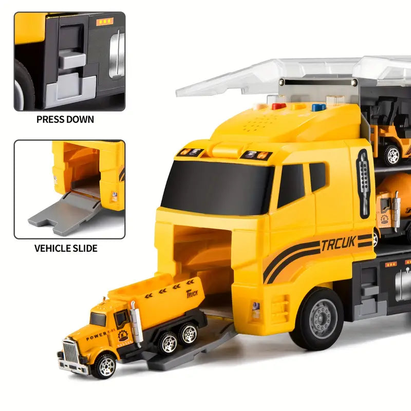 MiniTruck Construction Vehicle Toy Set for Creative Kids
