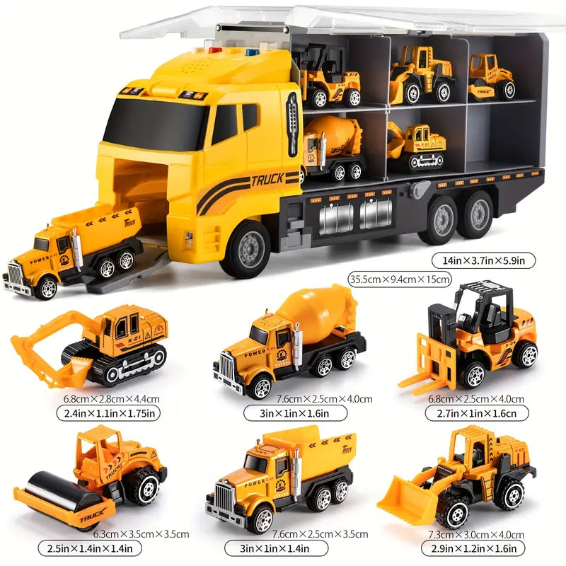 MiniTruck Construction Vehicle Toy Set for Creative Kids