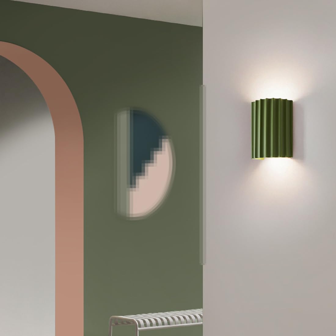 Minimalist LED Wall Light Up and Down Ambient Glow